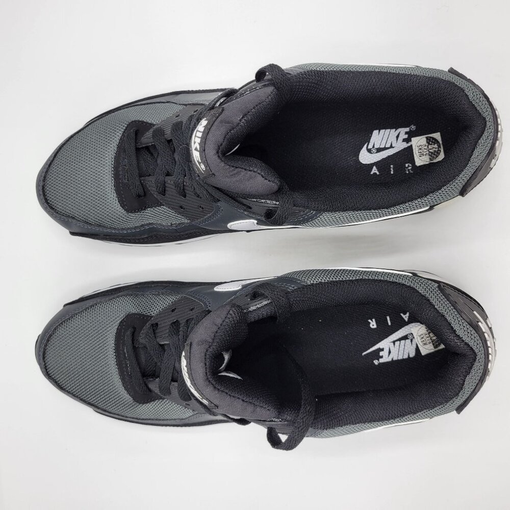 Nike Air Max 90 CN8490-002 Mens Sneakers Size 12 Black & Gray Like New - Picture 13 of 16